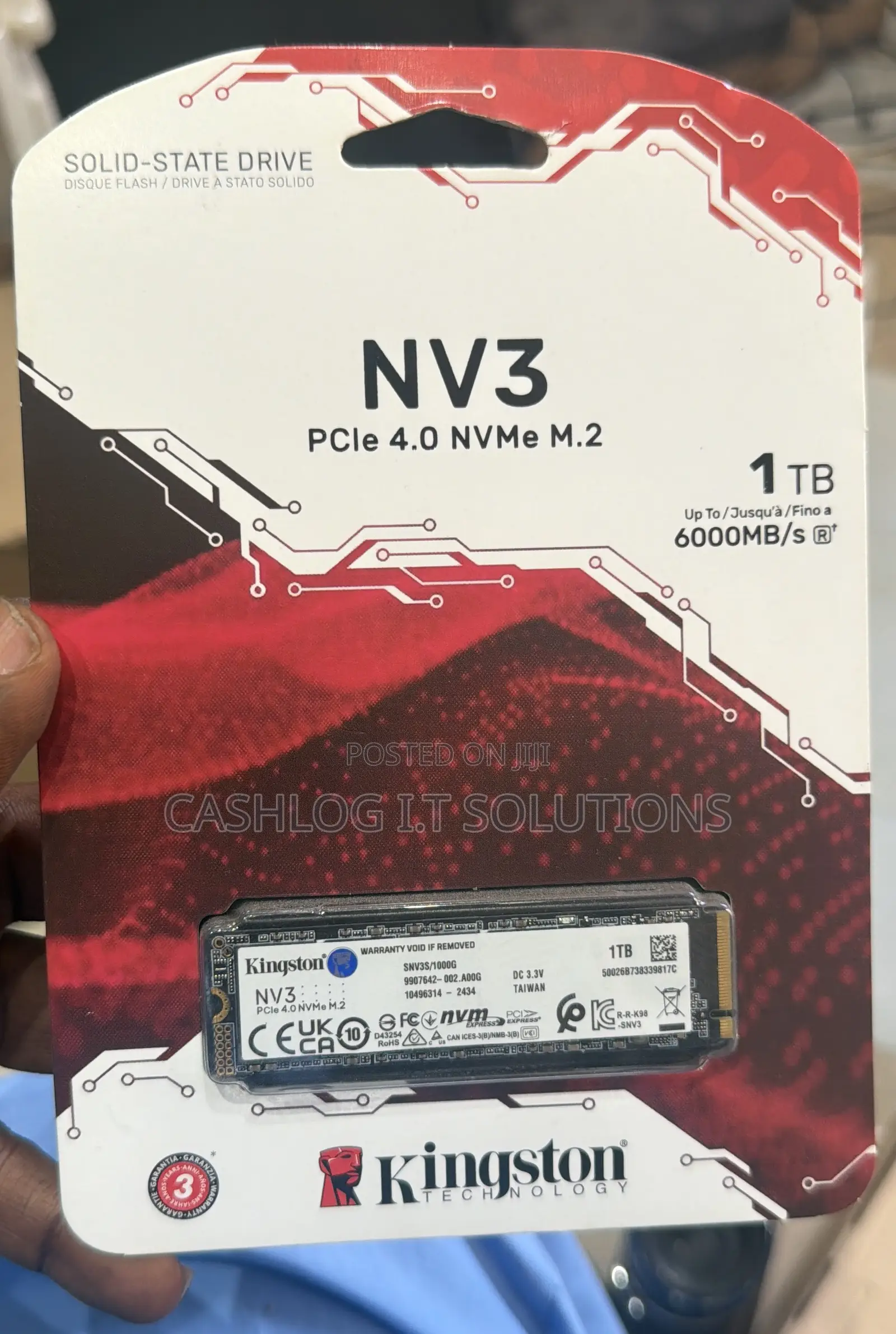 1tb M.2 Nvme Gen 4 Kingston SSD
