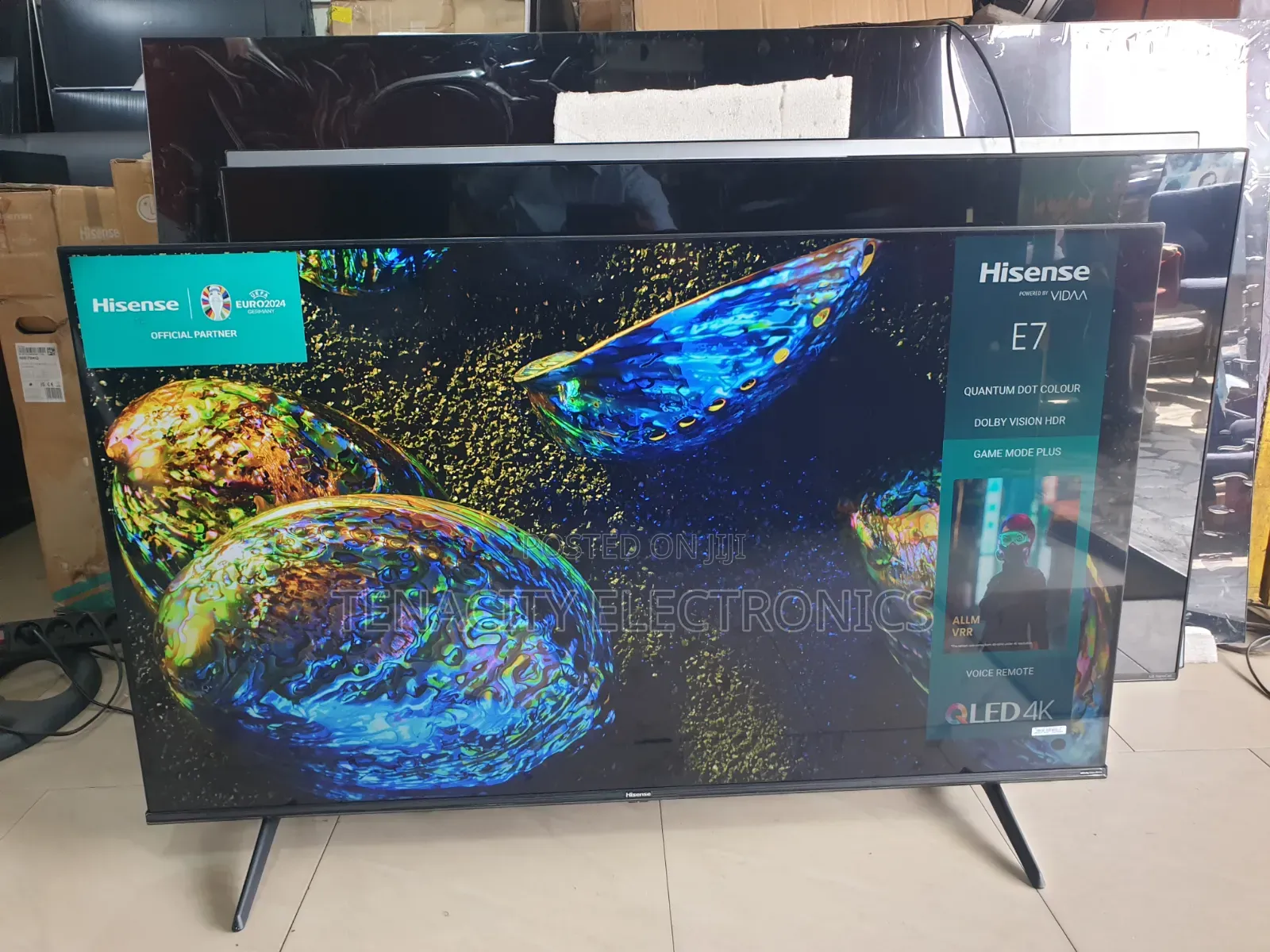 New 2024/25 Qled Hisense 50"uhd HDR Smart Satellite TV