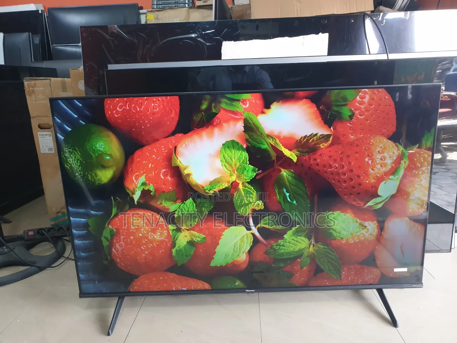 New 2024/25 Qled Hisense 50"uhd HDR Smart Satellite TV