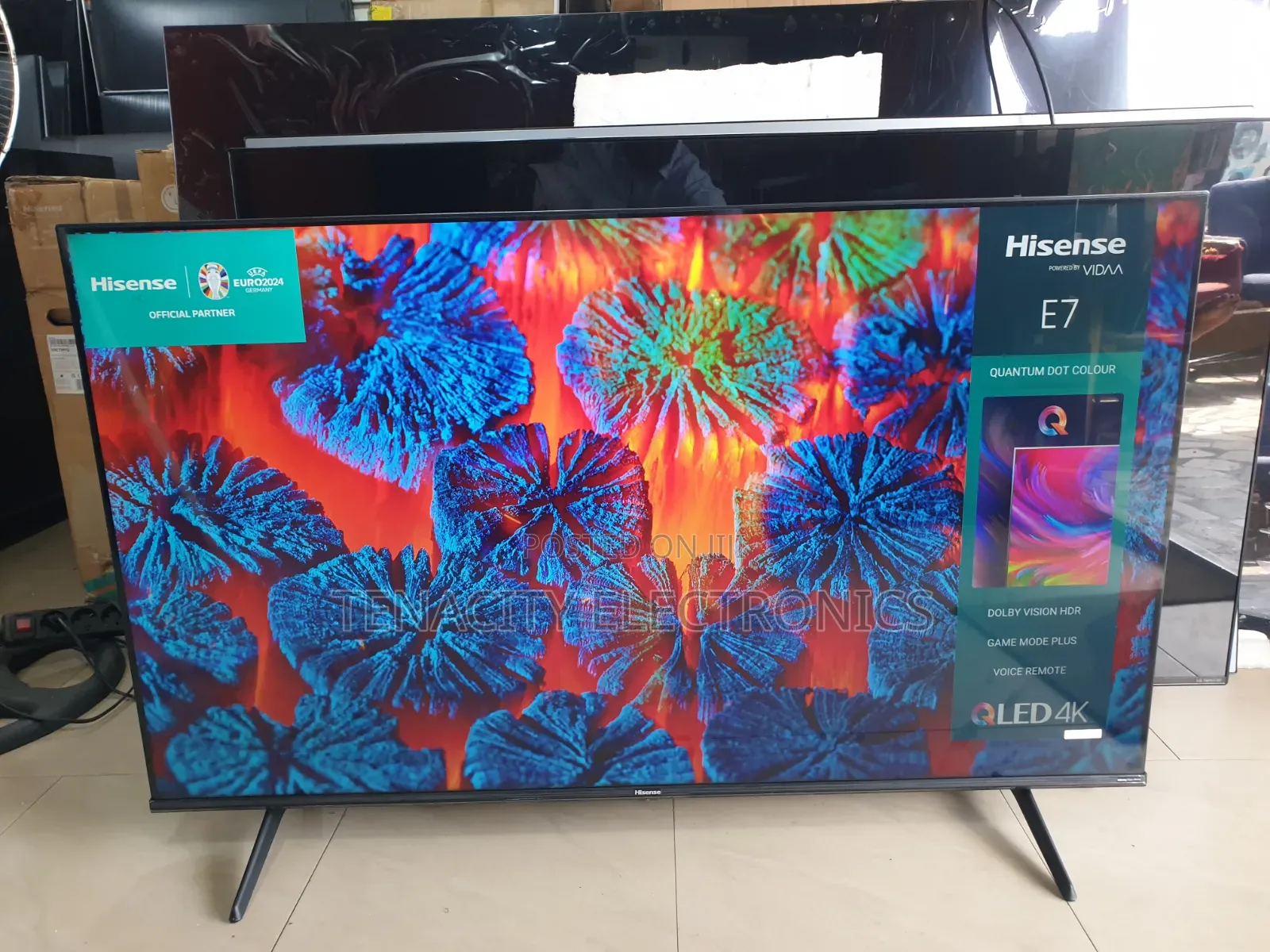New 2024/25 Qled Hisense 50"uhd HDR Smart Satellite TV
