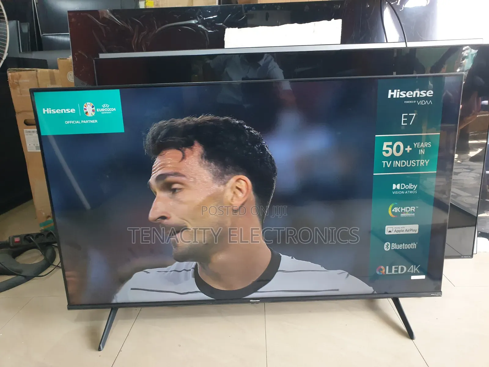 New 2024/25 Qled Hisense 50"uhd HDR Smart Satellite TV