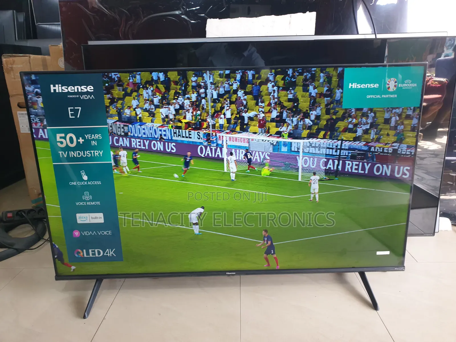New 2024/25 Qled Hisense 50"uhd HDR Smart Satellite TV