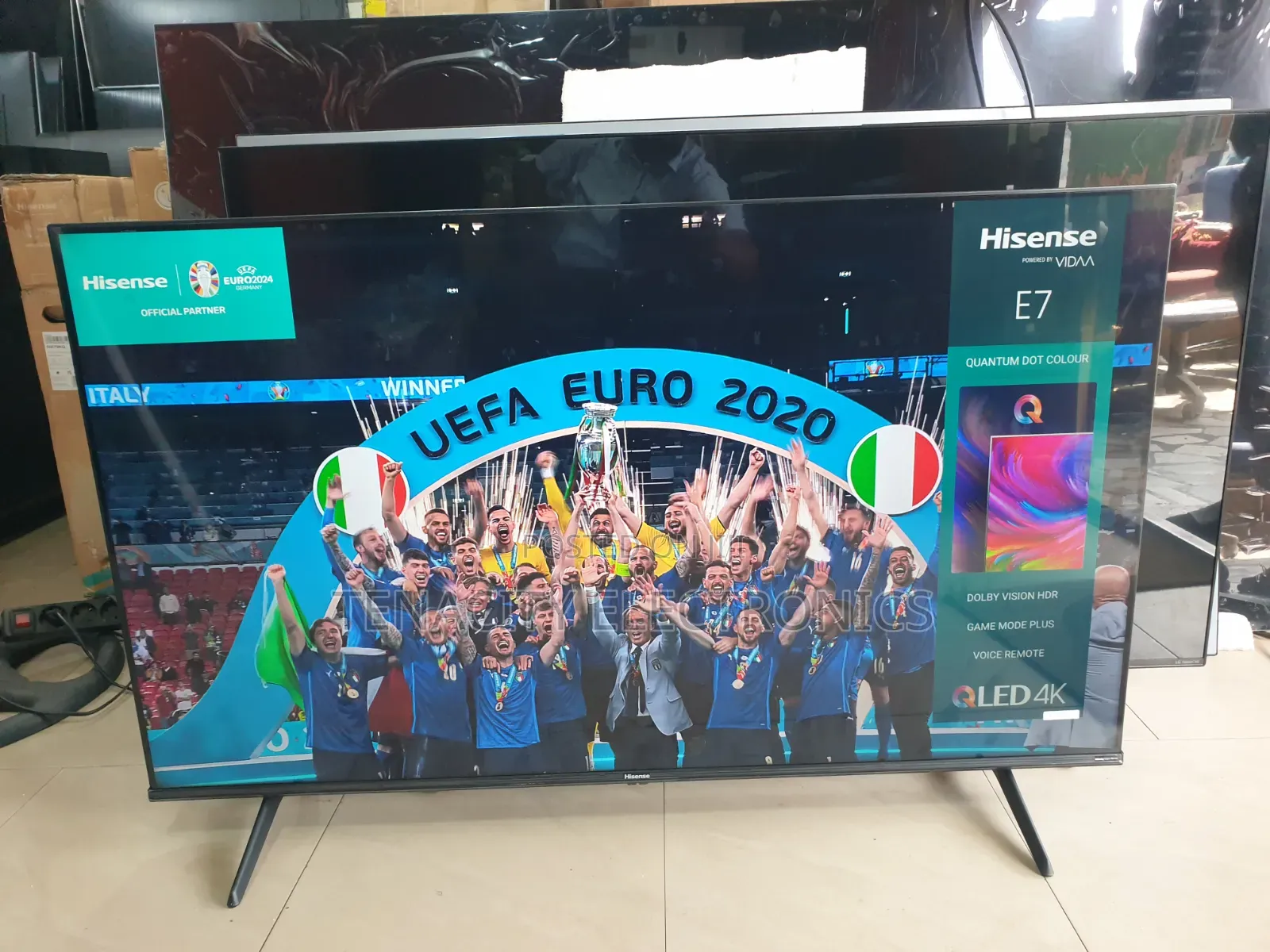 New 2024/25 Qled Hisense 50"uhd HDR Smart Satellite TV