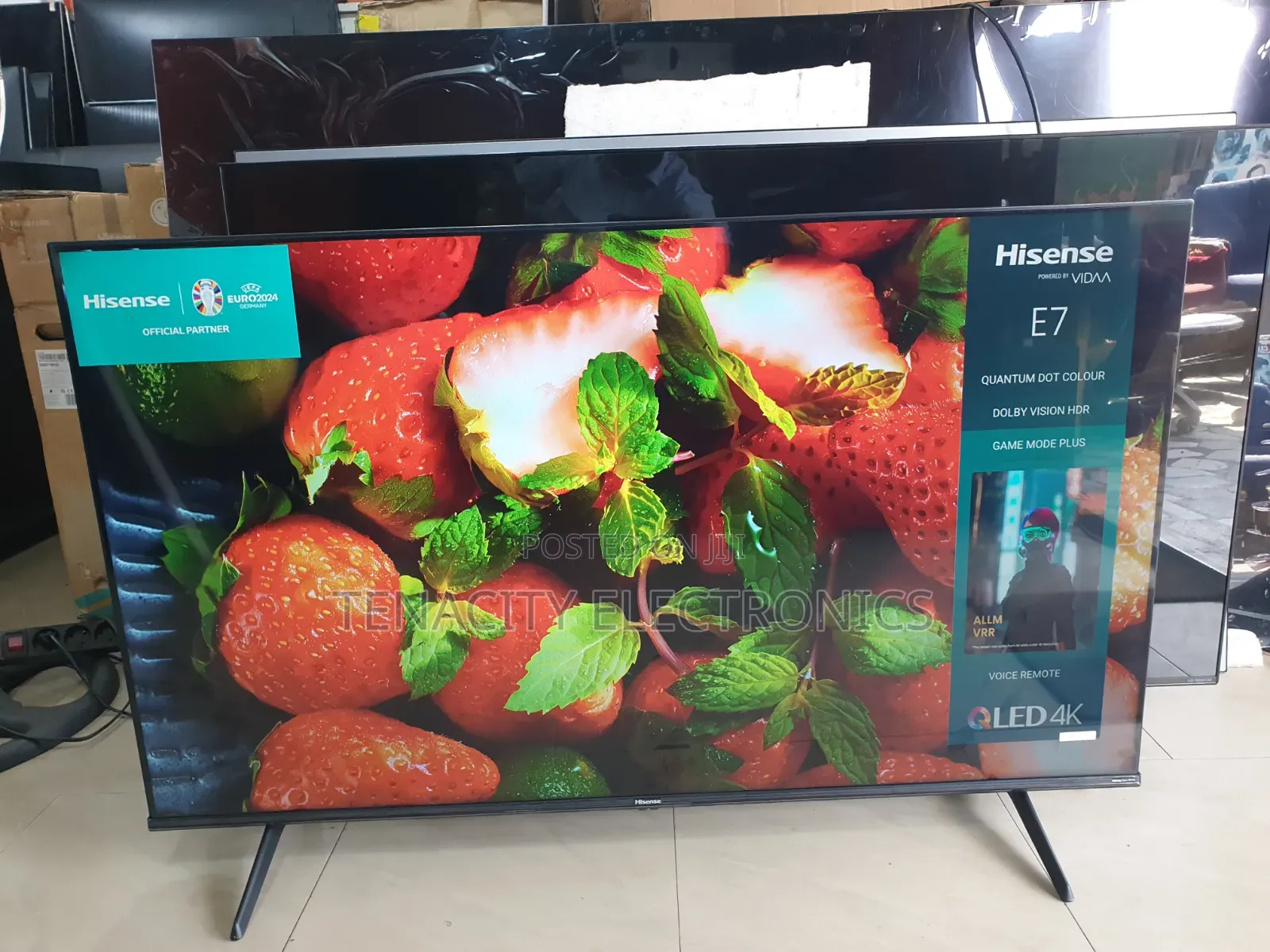 New 2024/25 Qled Hisense 50"uhd HDR Smart Satellite TV