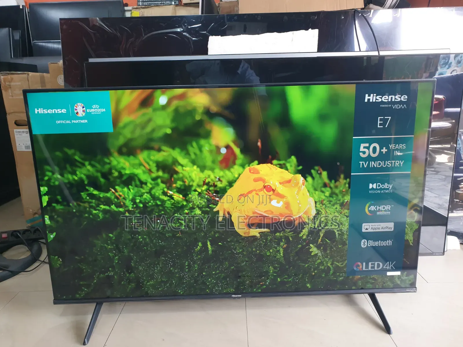 New 2024/25 Qled Hisense 50"uhd HDR Smart Satellite TV