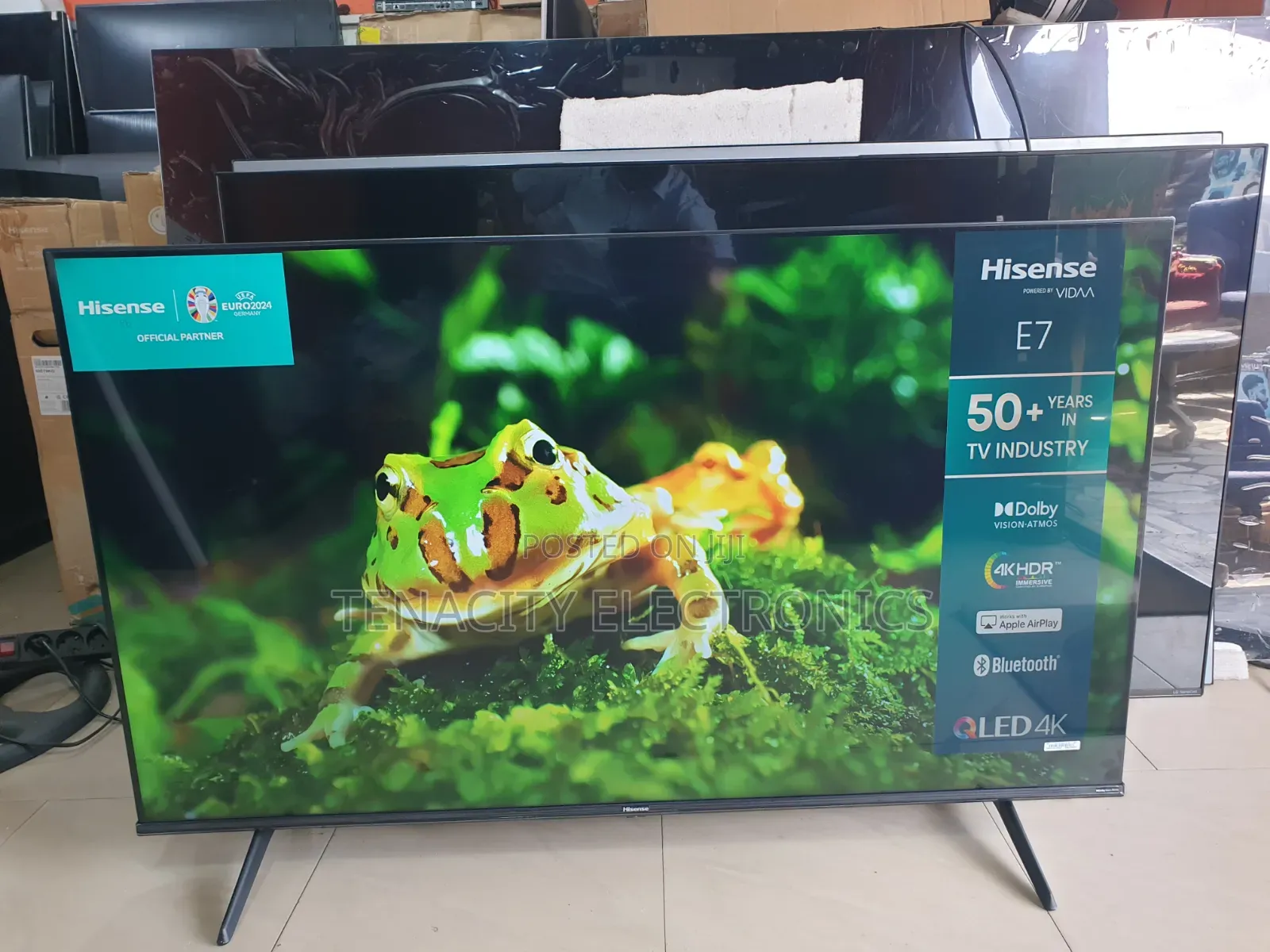 New 2024/25 Qled Hisense 50"uhd HDR Smart Satellite TV