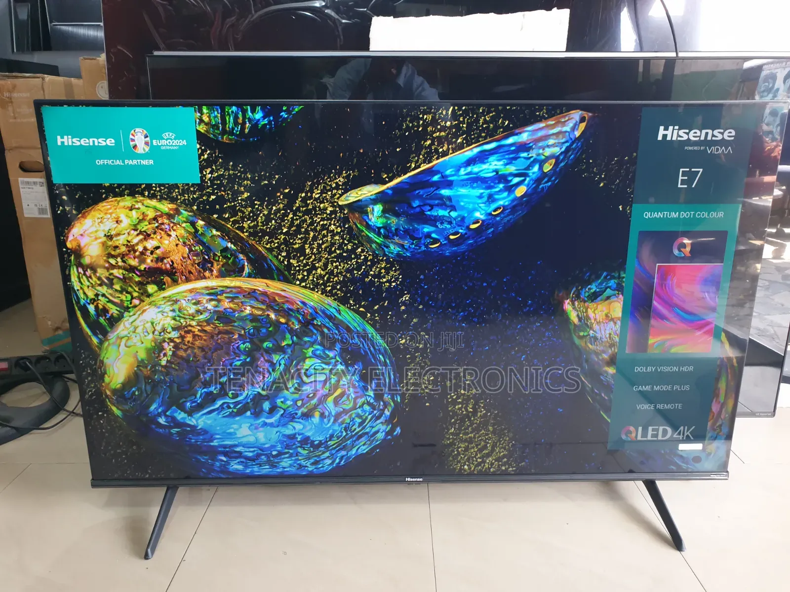 New 2024/25 Qled Hisense 50"uhd HDR Smart Satellite TV