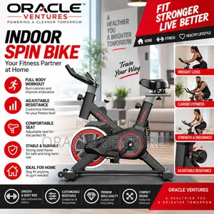 Indoor Cycling Exercise Bike – Home Fitness Spin Bike