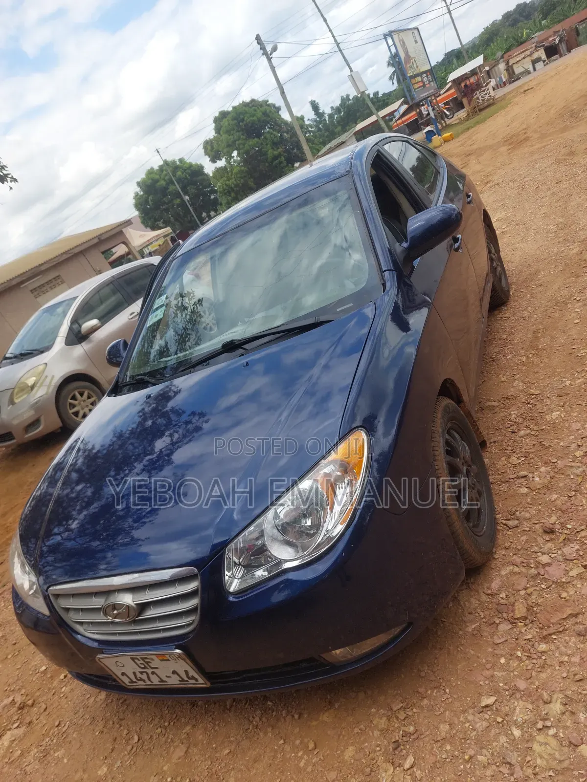 Hyundai Elantra Blue 2010 Blue