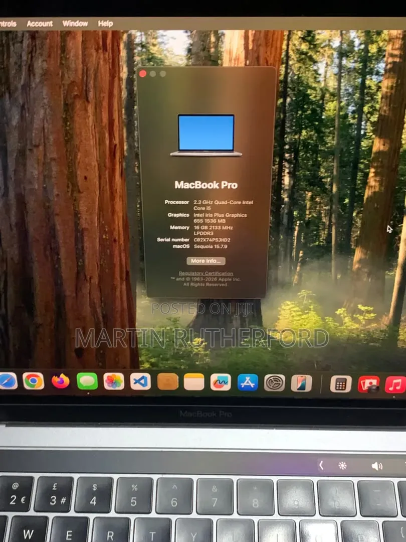 Laptop Apple MacBook Pro 2018 16GB Intel Core i5 SSD 256GB