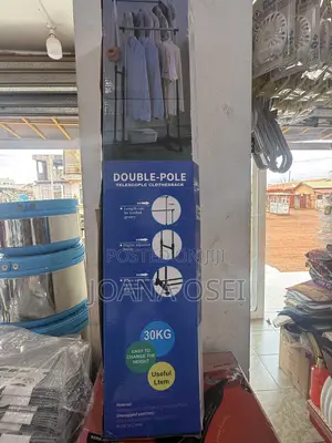 Double Pole Clothes Rack
