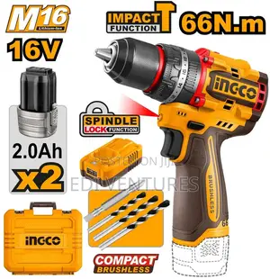 Ingco Compact Brushless Cordless Impact Drill – CIDLI166062