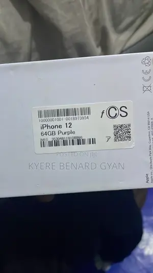 New Apple iPhone 12 64 GB Purple