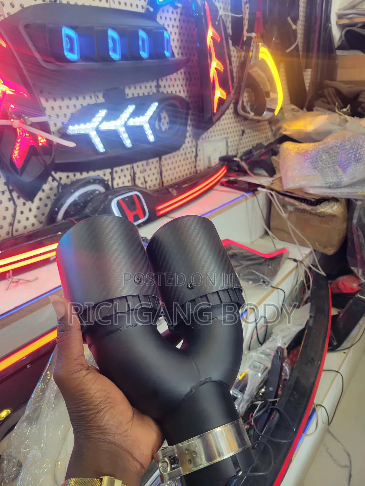 Original Carbon Fiber Exuss Mouth for Honda, Toyota, Ans All Cars