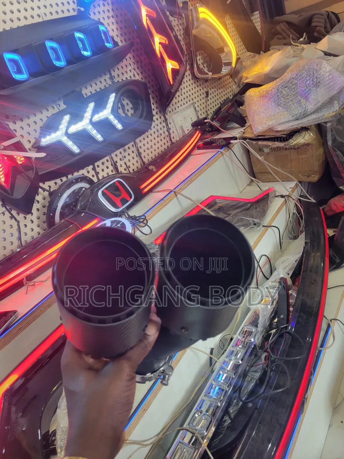 Original Carbon Fiber Exuss Mouth for Honda, Toyota, Ans All Cars