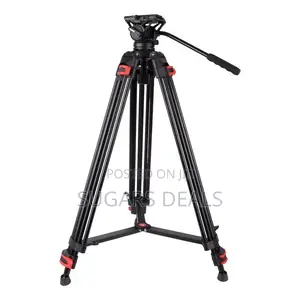 Coman DF16LS Heavy Duty Video Tripod With Fluid Head