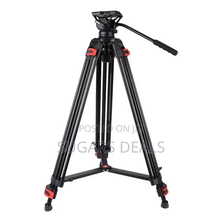 Coman DF16LS Heavy Duty Video Tripod With Fluid Head