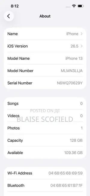 Apple iPhone 13 128 GB Gold
