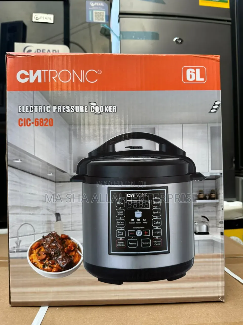 CN-TRONIC 6 Liters Keypad Pressure Cooker