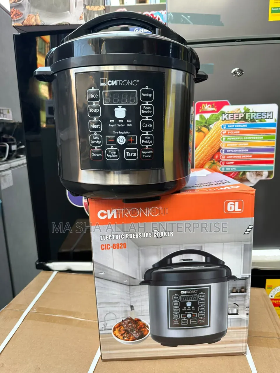 CN-TRONIC 6 Liters Keypad Pressure Cooker