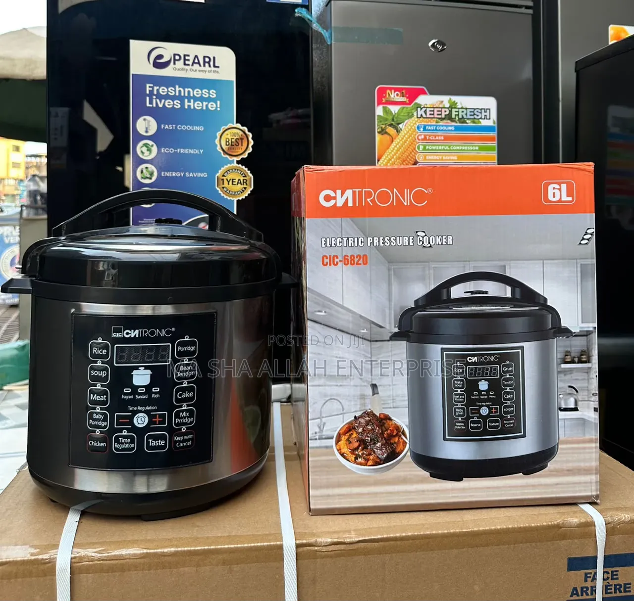 CN-TRONIC 6 Liters Keypad Pressure Cooker