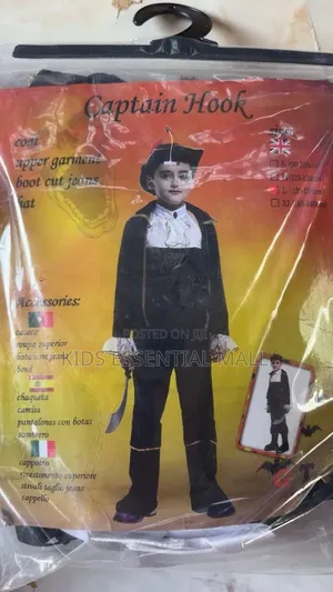 Captian Hooks Costume for Kids