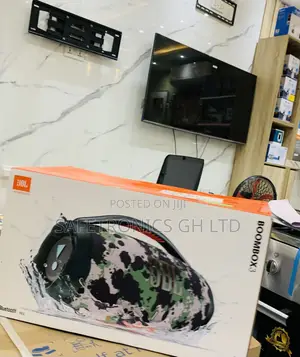 Powerful Clear JBL Black Bluetooth Boombox 3 Speaker