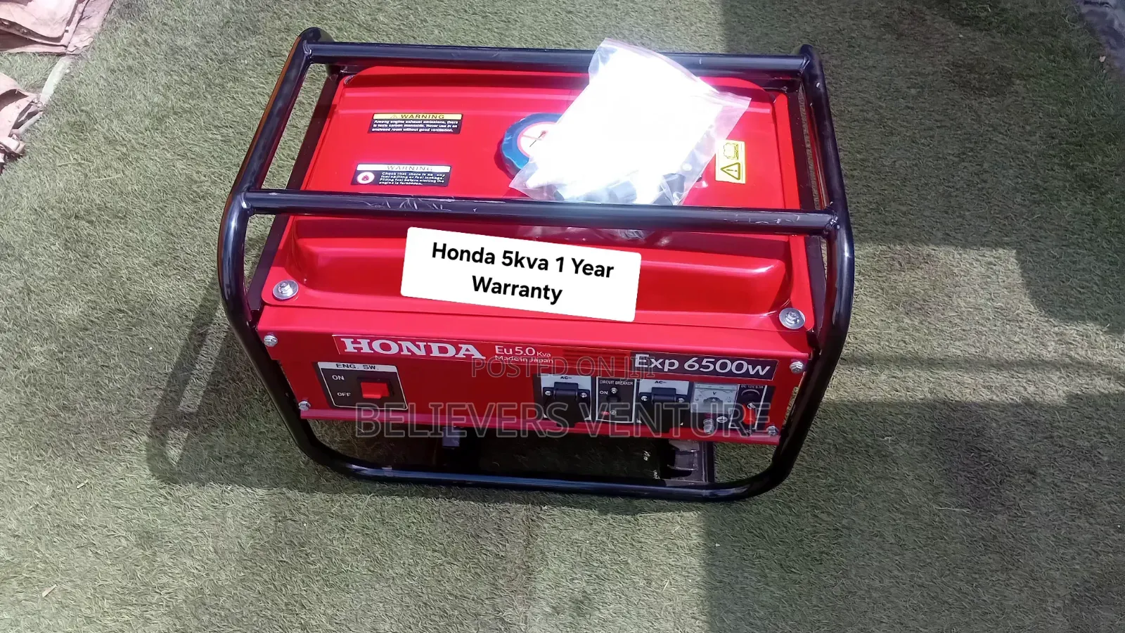 Honda 5KVA Generator – Stable Power, Excellent Performance