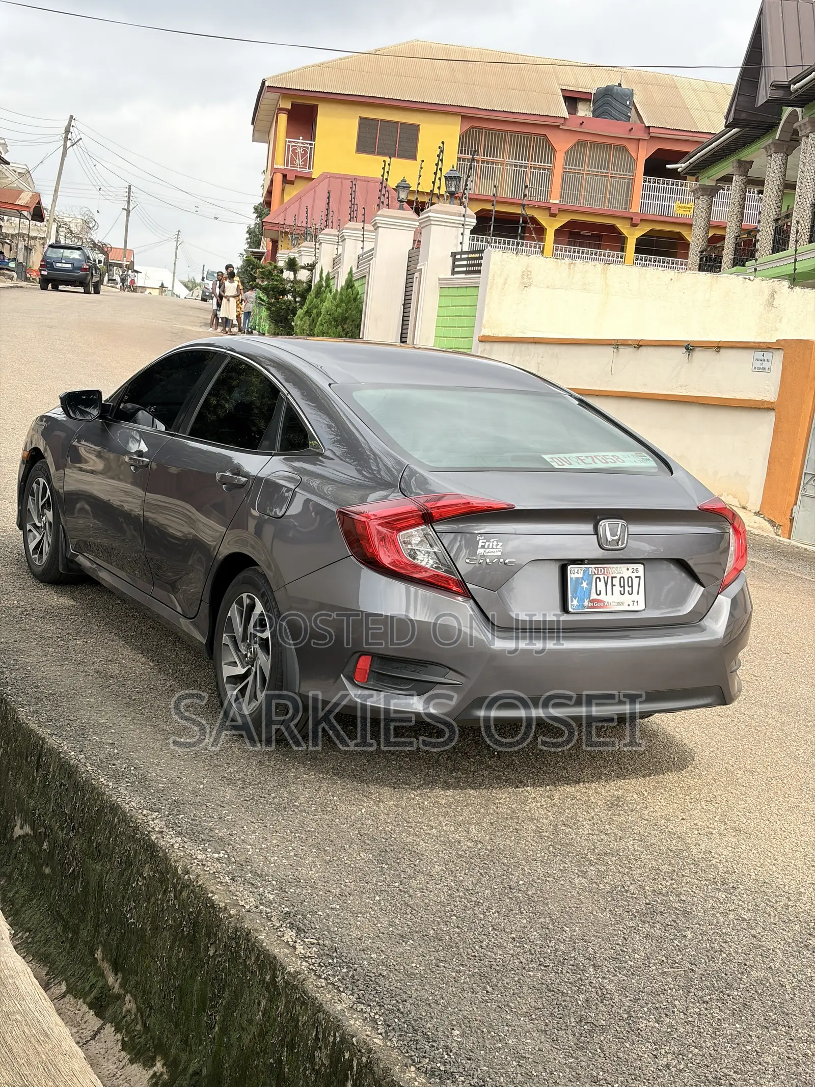 Honda Civic EX 4dr Sedan (2.0L 4cyl) 2017 Gray