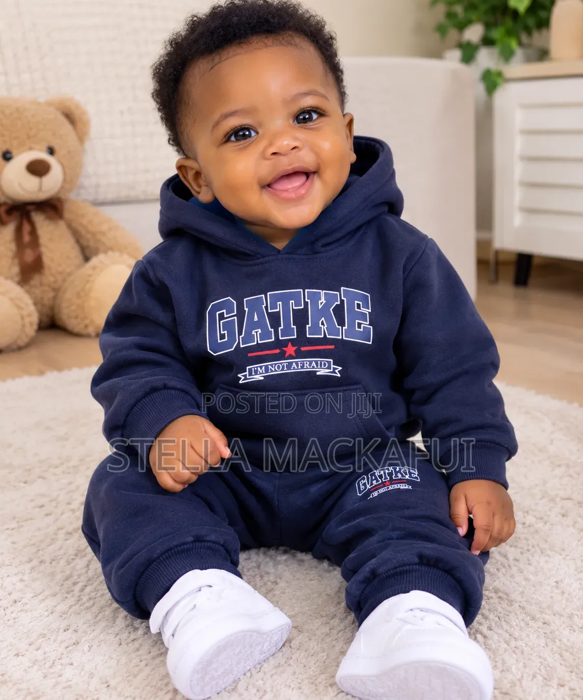 Thick Sweatshirt With Sweatpants for Children 6m-7yrs Only