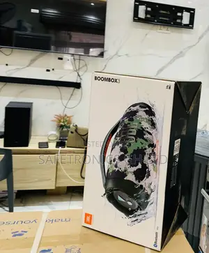 Newly Virtual Black JBL Bluetooth Boombox 3 Speaker