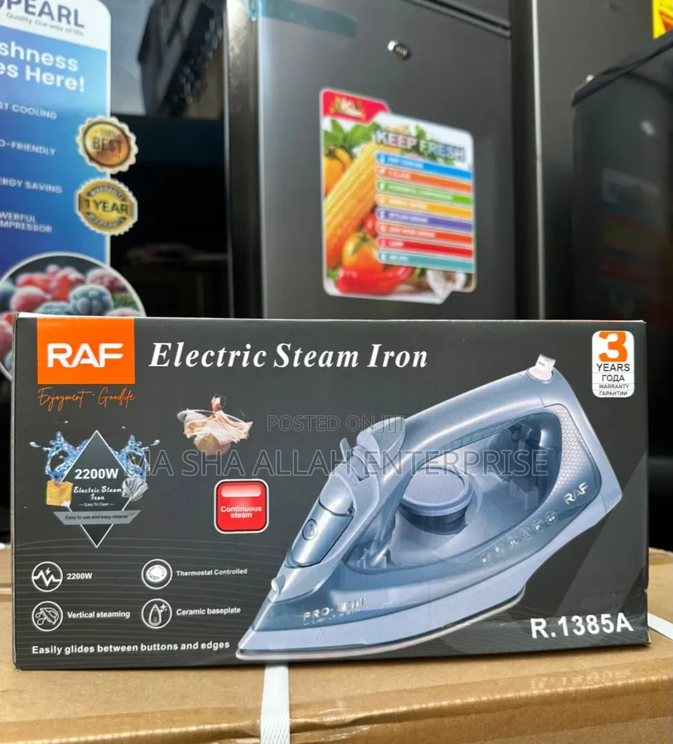 Powerful Big Blue RAF Steam Iron