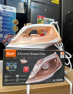 Powerful Big Orange RAF Steam Iron