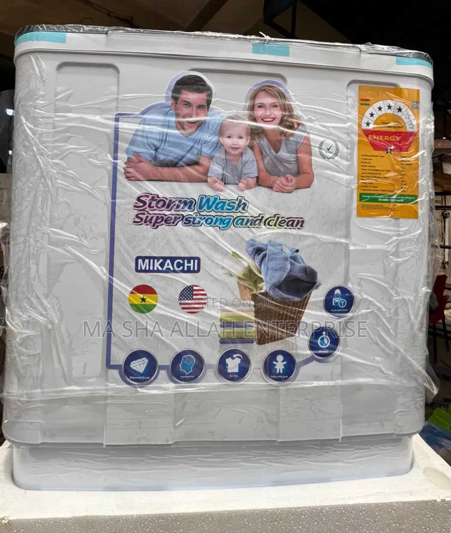 7kg Mikachi Twin Tub Washing Machine