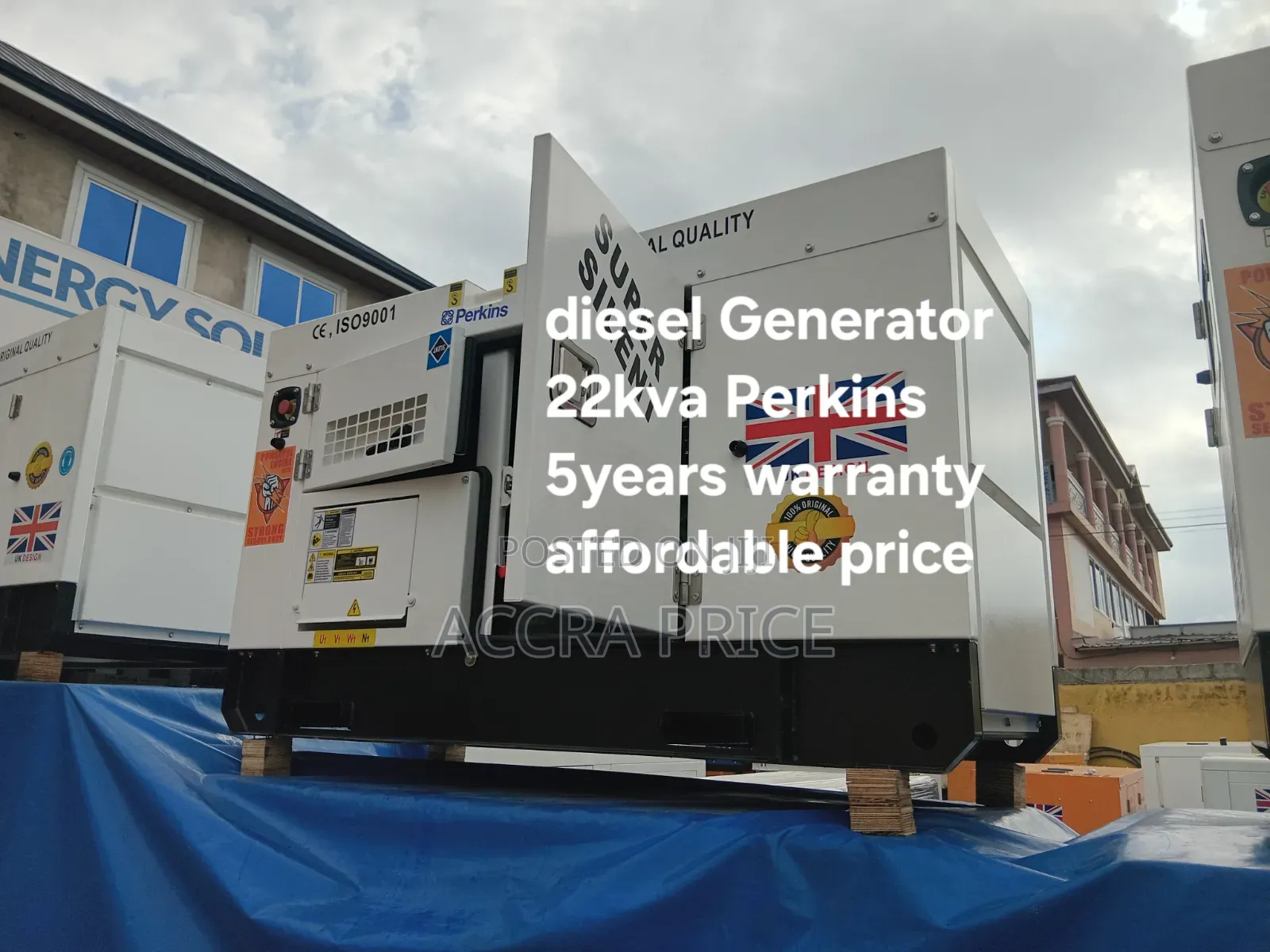 Brand New Perkins 22KVA Diesel Genset – Heavy Duty, Reliable and Fuel