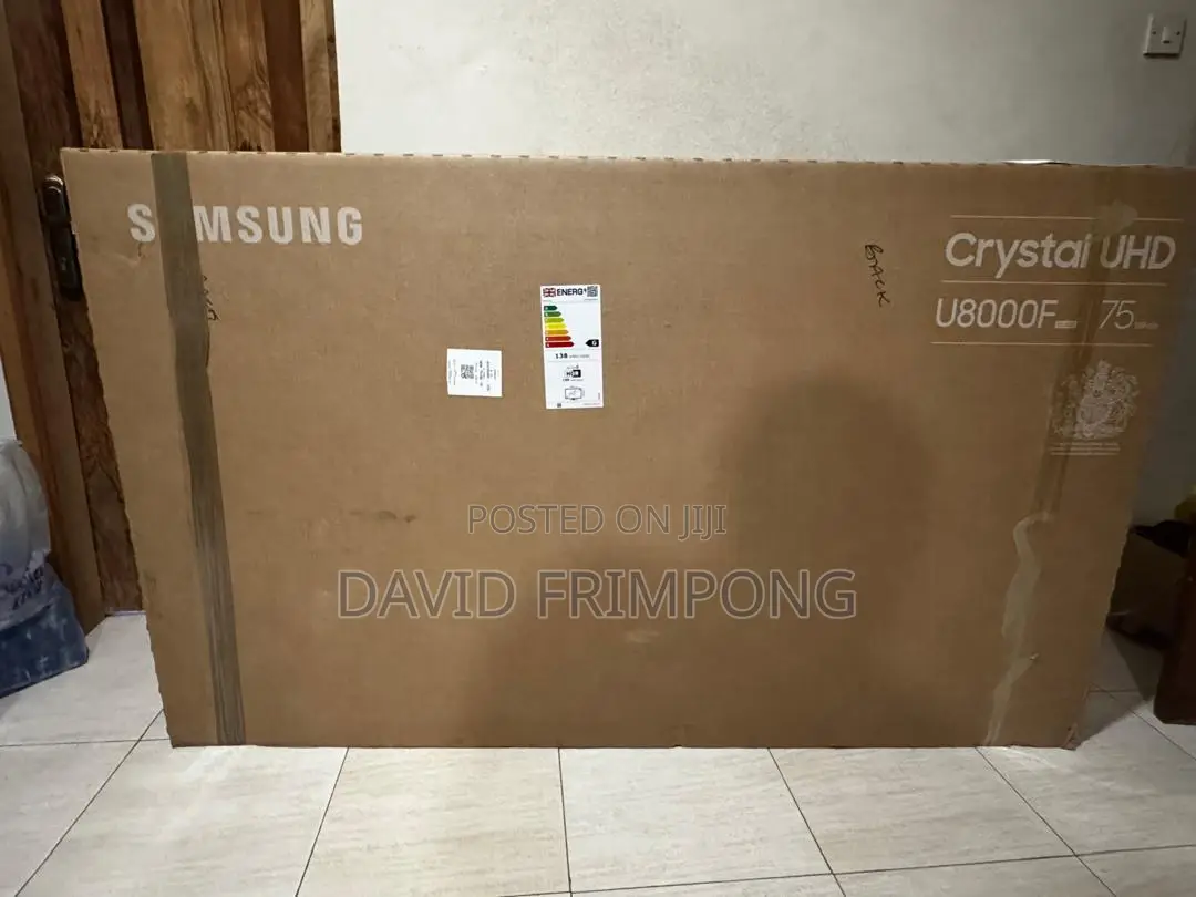 Sumsung 75-Inch Crystal UHD Smart TV.