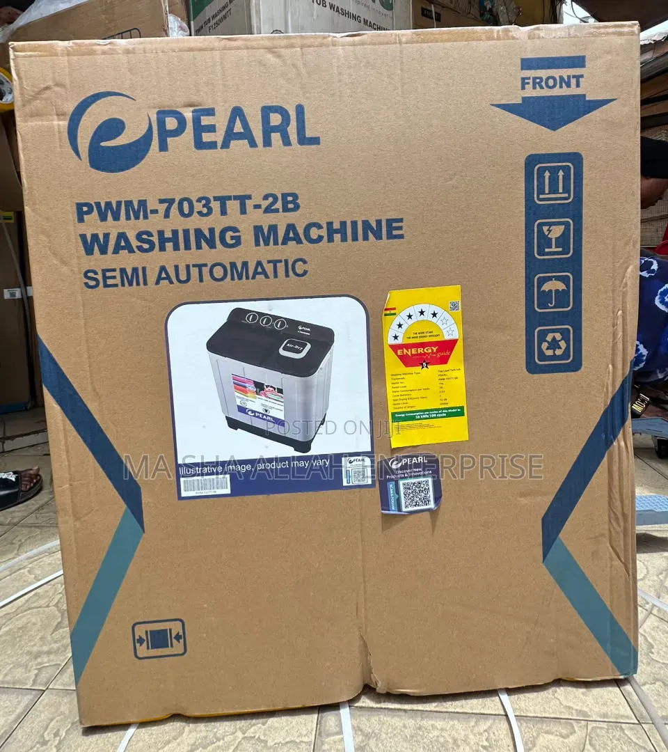 7kg Twin Tub Pearl Powerful Washing Machine