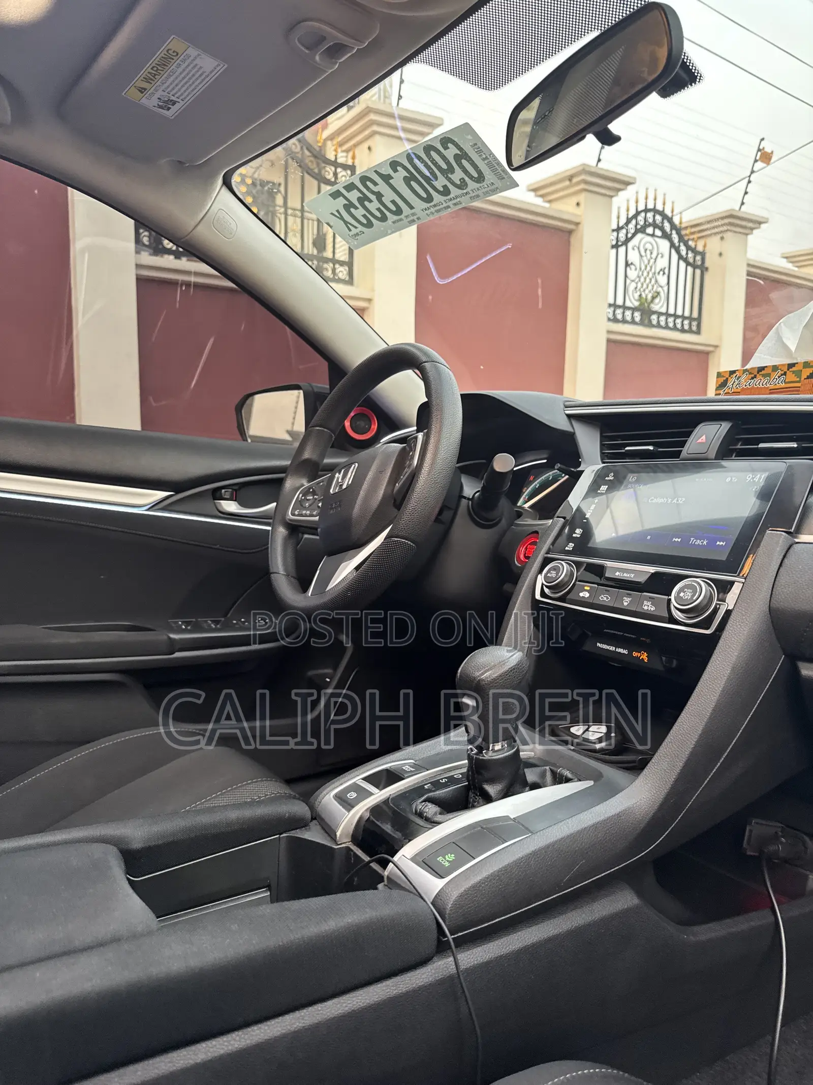 Honda Civic EX 4dr Sedan (2.0L 4cyl) 2017 Black