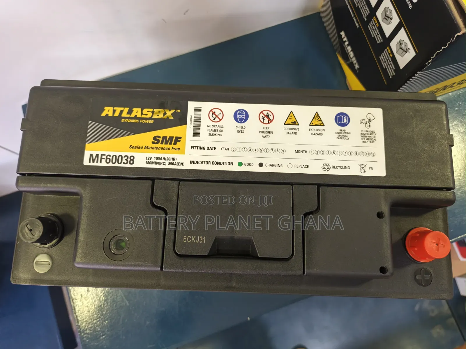 Atlasbx Battery 19 Plates (Korea Make)