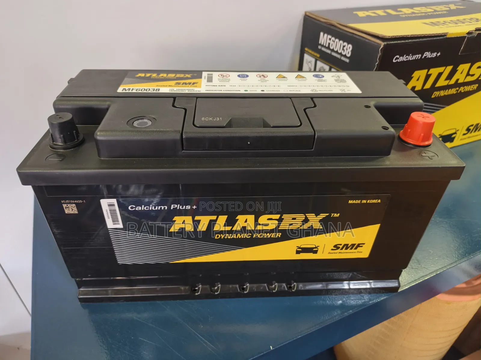 Atlasbx Battery 19 Plates (Korea Make)
