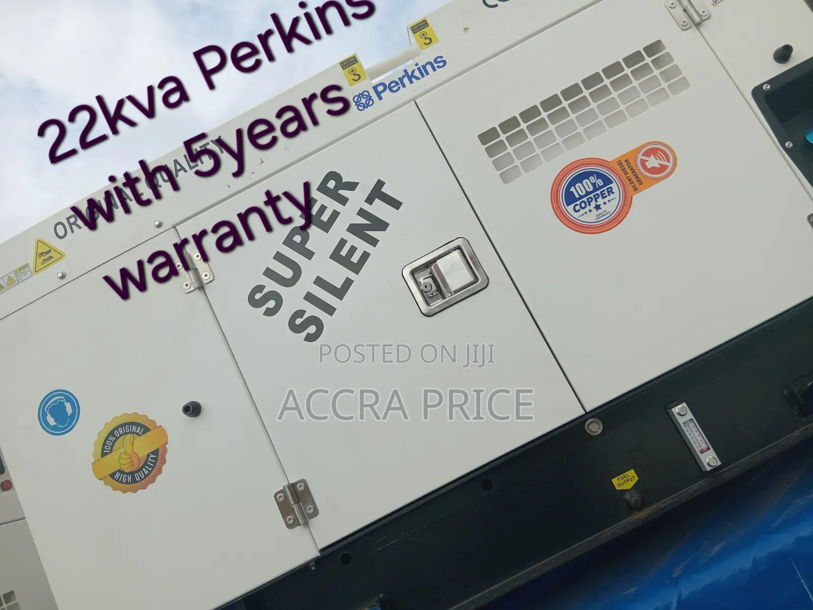 Perkins 22KVA Diesel Genset – Quality Diesel Generator for Smooth