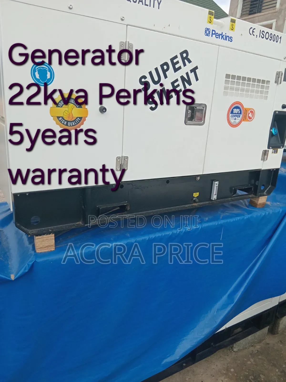 Super Quality Perkins 22KVA Diesel Generator – Heavy Duty, Strong