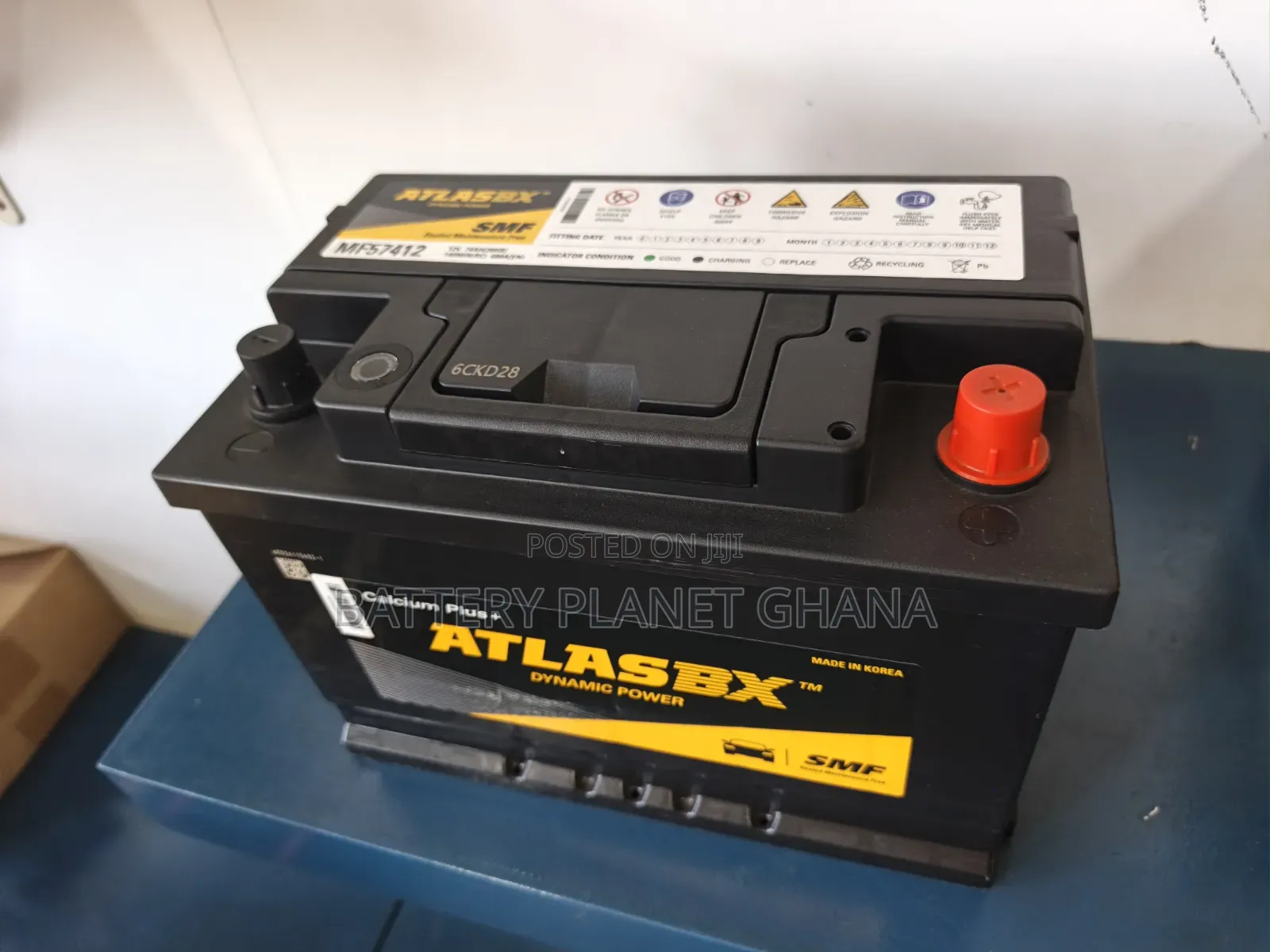 Atlasbx Battery 15 Plates (Korea Make)