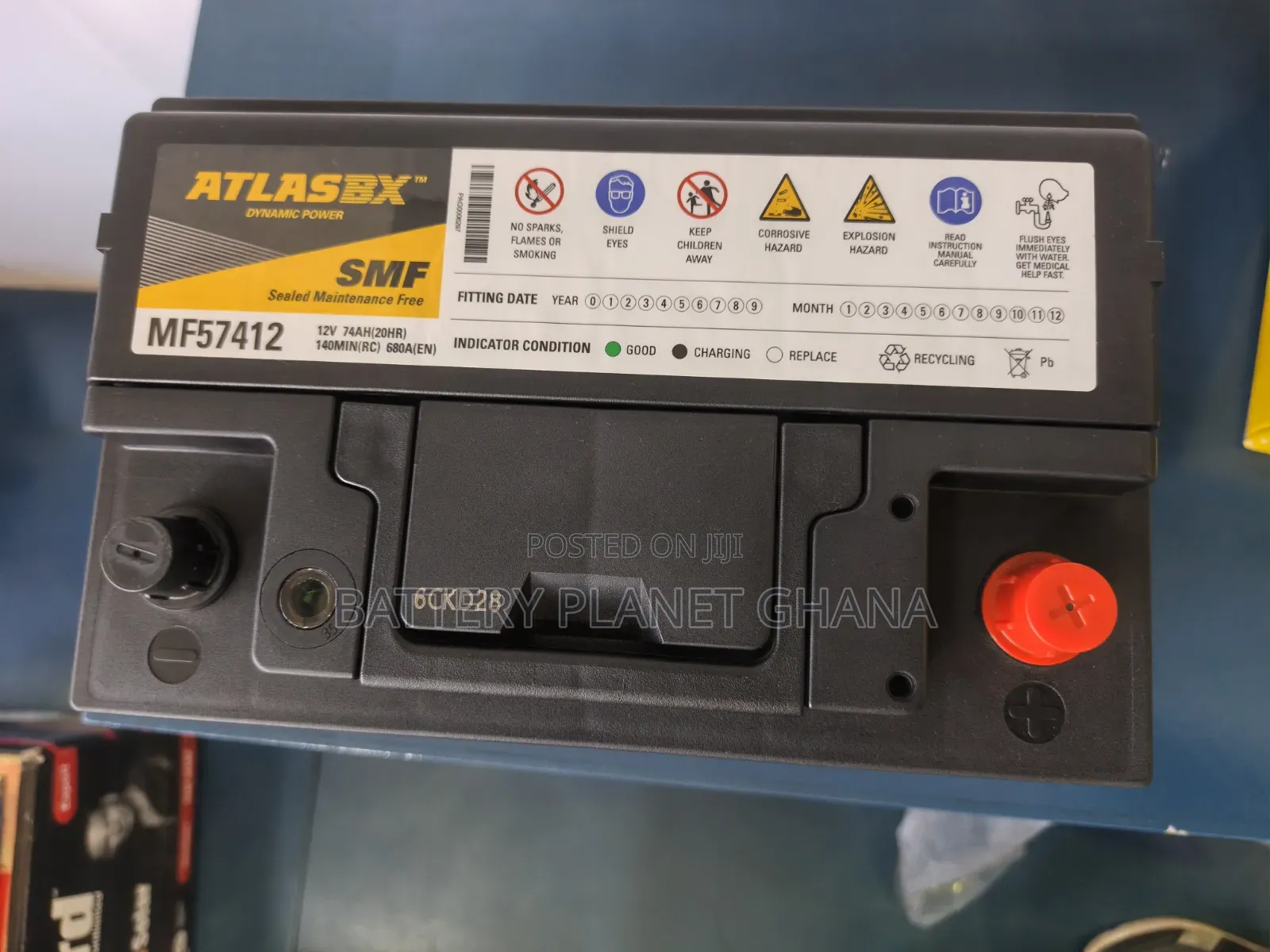 Atlasbx Battery 15 Plates (Korea Make)