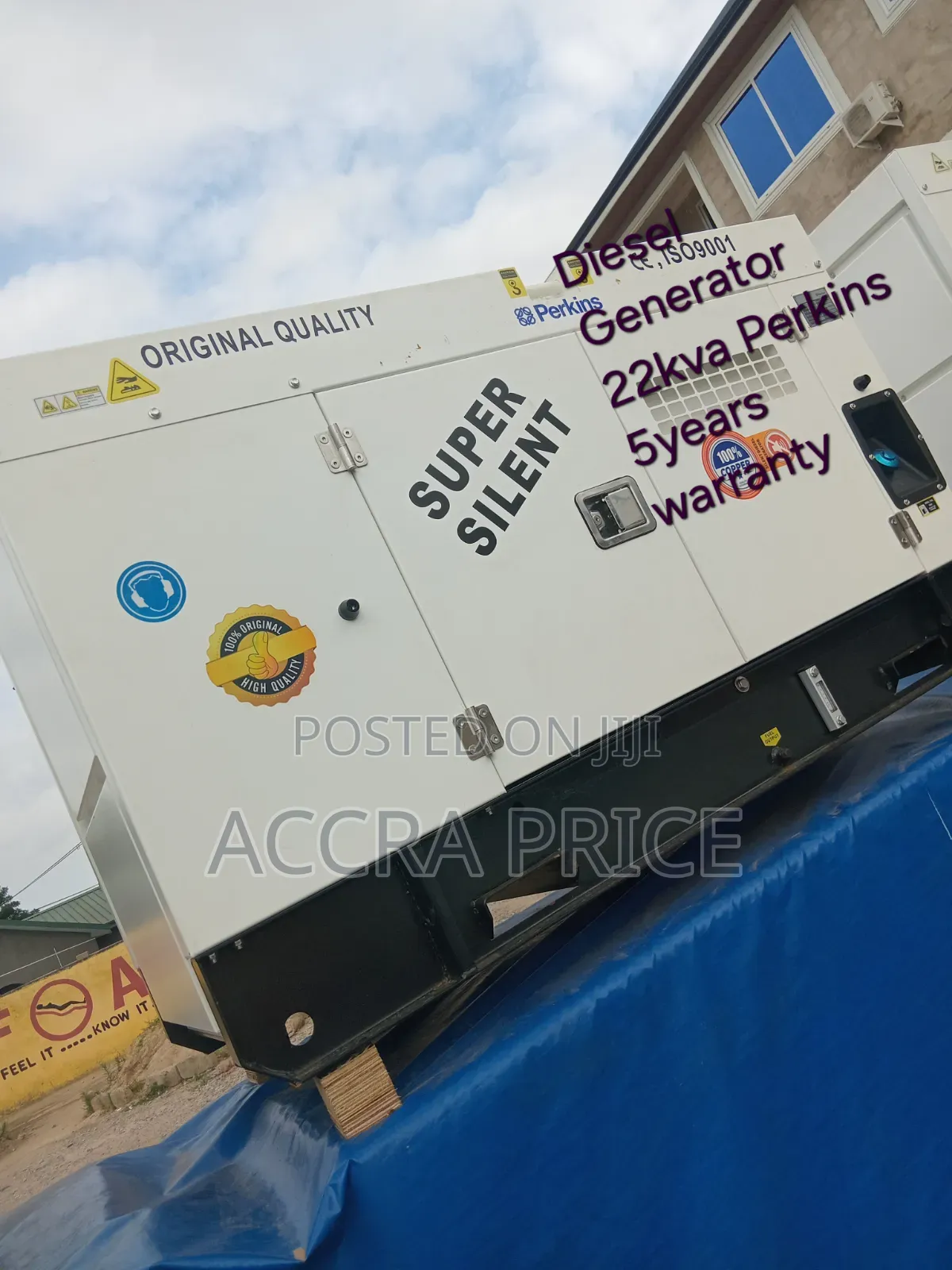 Best Quality Perkins 22KVA Diesel Genset – Strong, Efficient