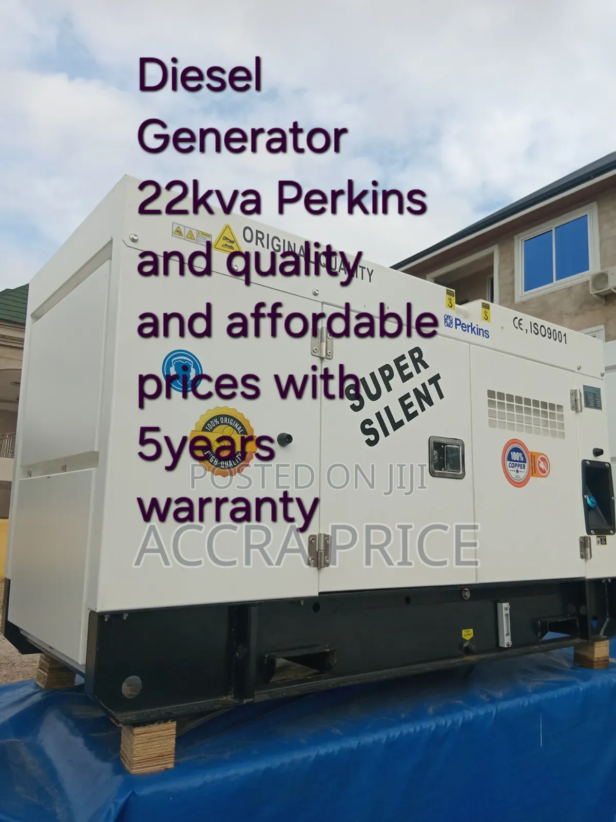 Best Quality Perkins 22KVA Diesel Genset – Strong, Efficient