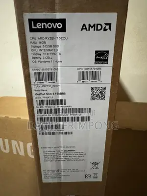 New Laptop Lenovo Ideapad 3 16GB AMD Ryzen 7 SSD 512GB