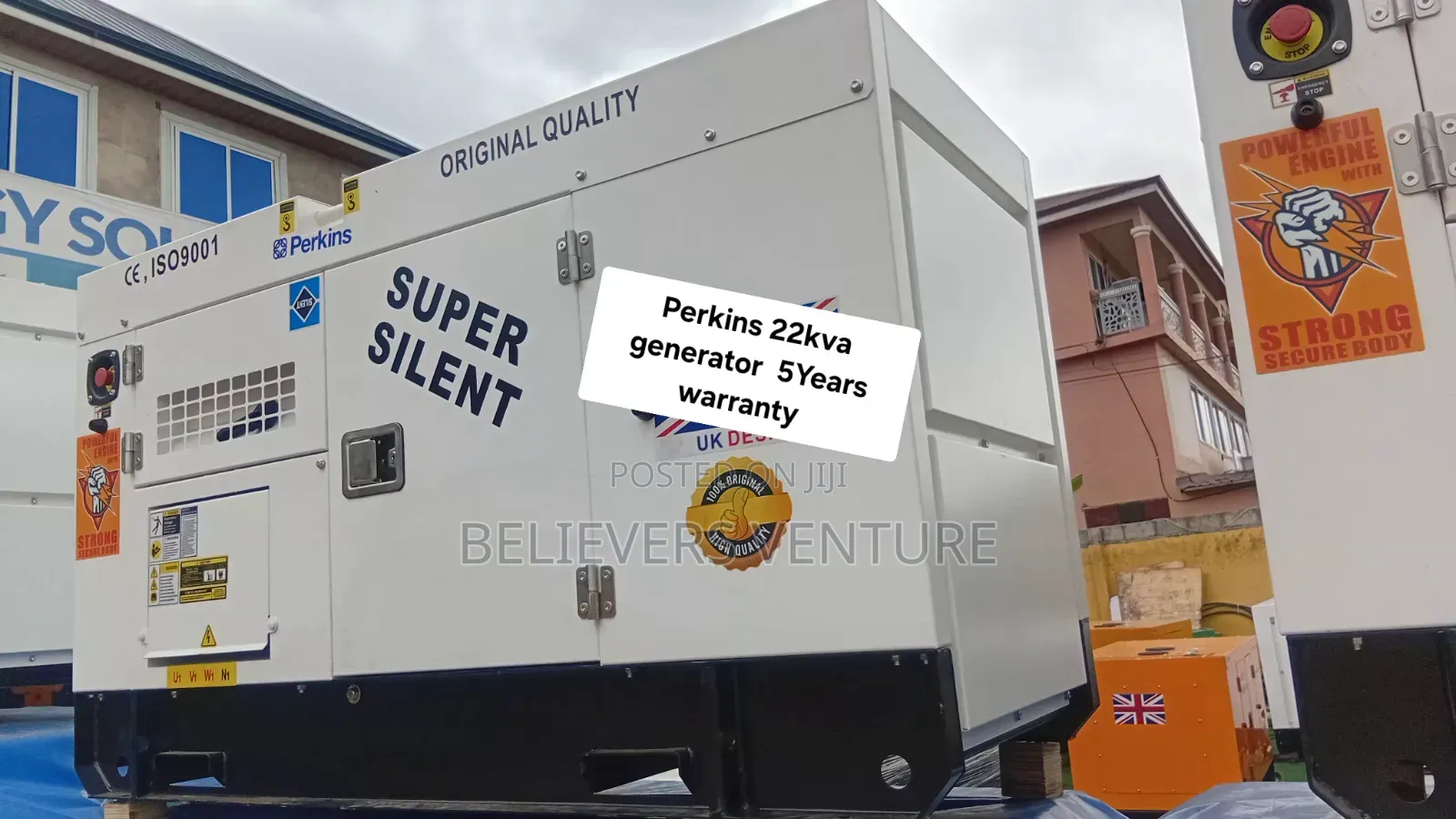 Perkins 22KVA Generator – Strong Power for Home Office