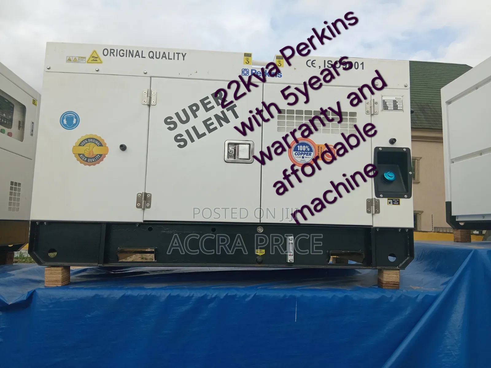 Perkins 22KVA Diesel Generator Premium Diesel Genset for Shops Offices