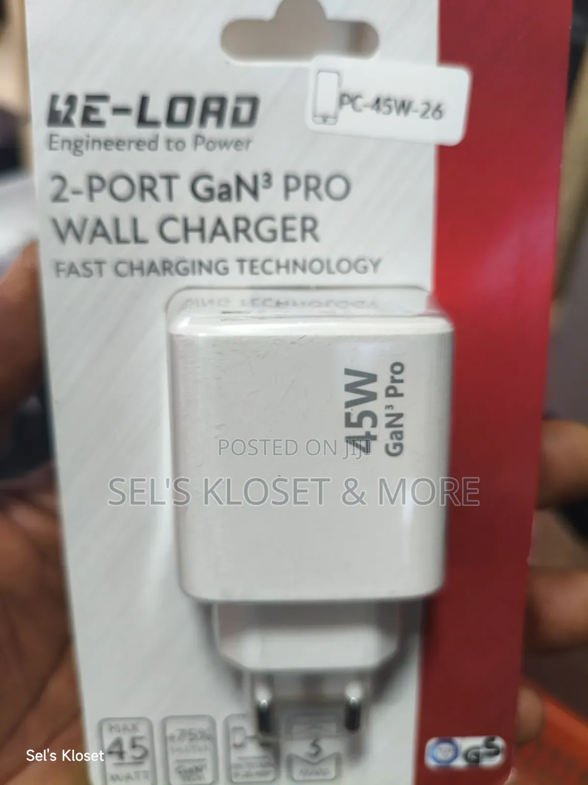 RE-LOAD 2-Port \Text{GaN}^3 Pro Wall Charger